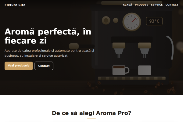 Șablon Aparate de cafea