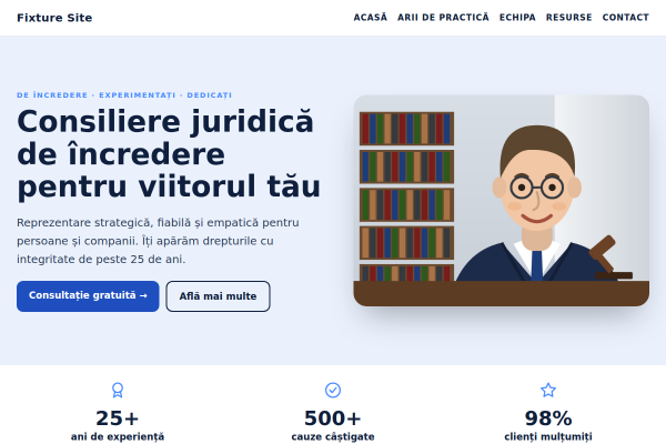 Șablon Cabinet de avocatură