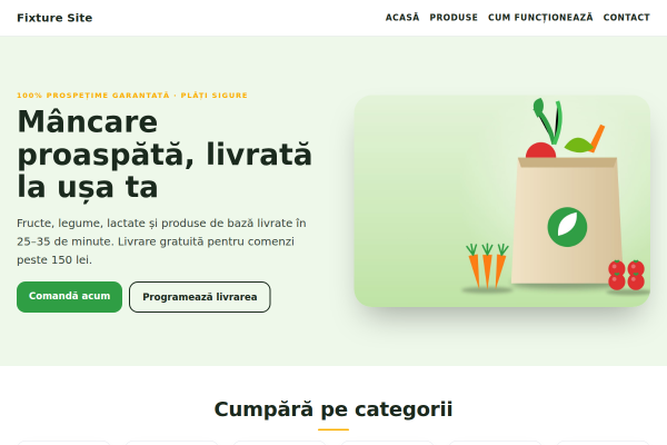 Șablon Băcănie online