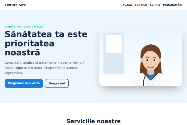 Șablon Clinică medicală