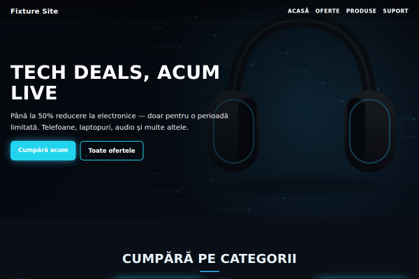 Șablon Magazin electronice
