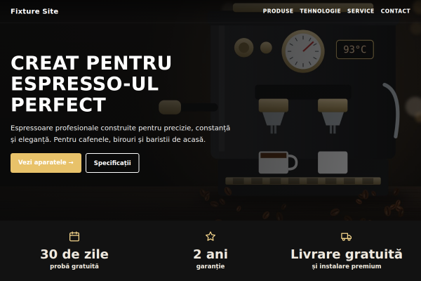 Șablon Brand de espressoare