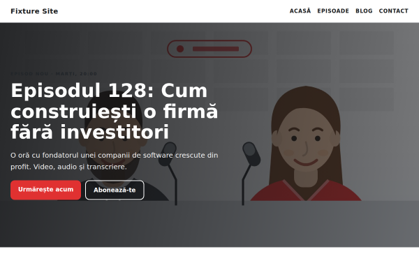 Șablon Podcast și show video