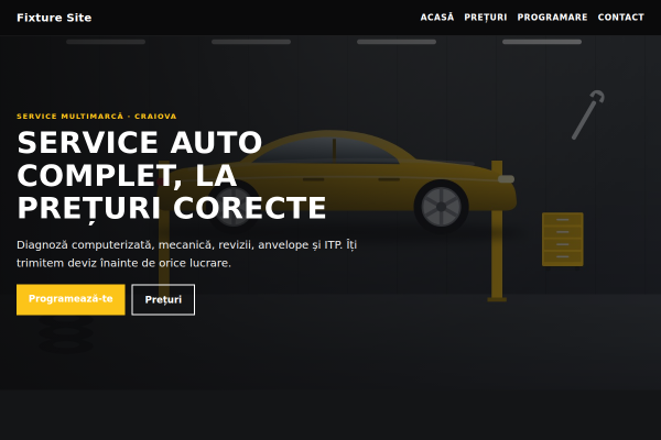 Șablon Service auto